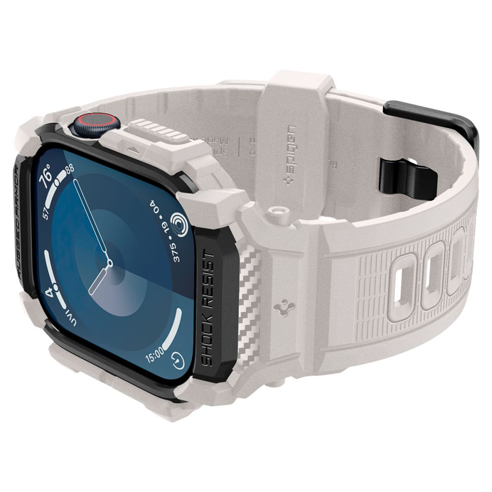 PASEK SPIGEN RUGGED ARMOR ”PRO” APPLE WATCH 10 (46 MM) DUNE BEIGE BEŻOWY