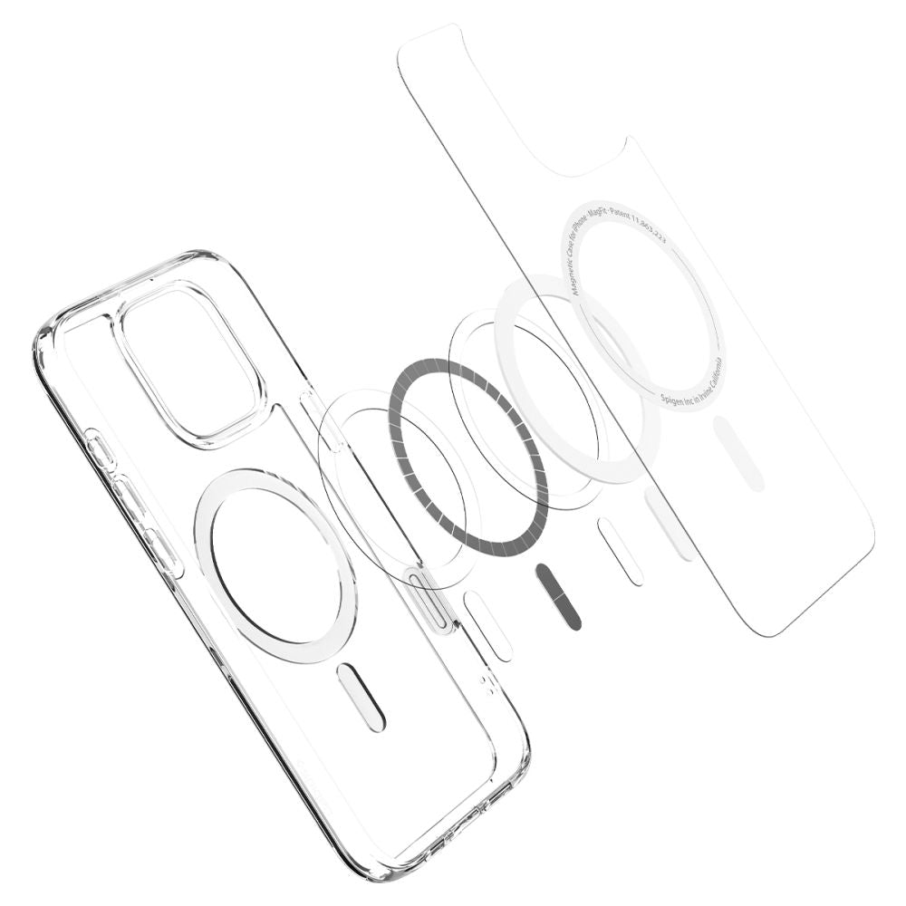 ETUI SPIGEN ULTRA HYBRID ”T” MAG MAGSAFE IPHONE 16 PRO BIAŁE