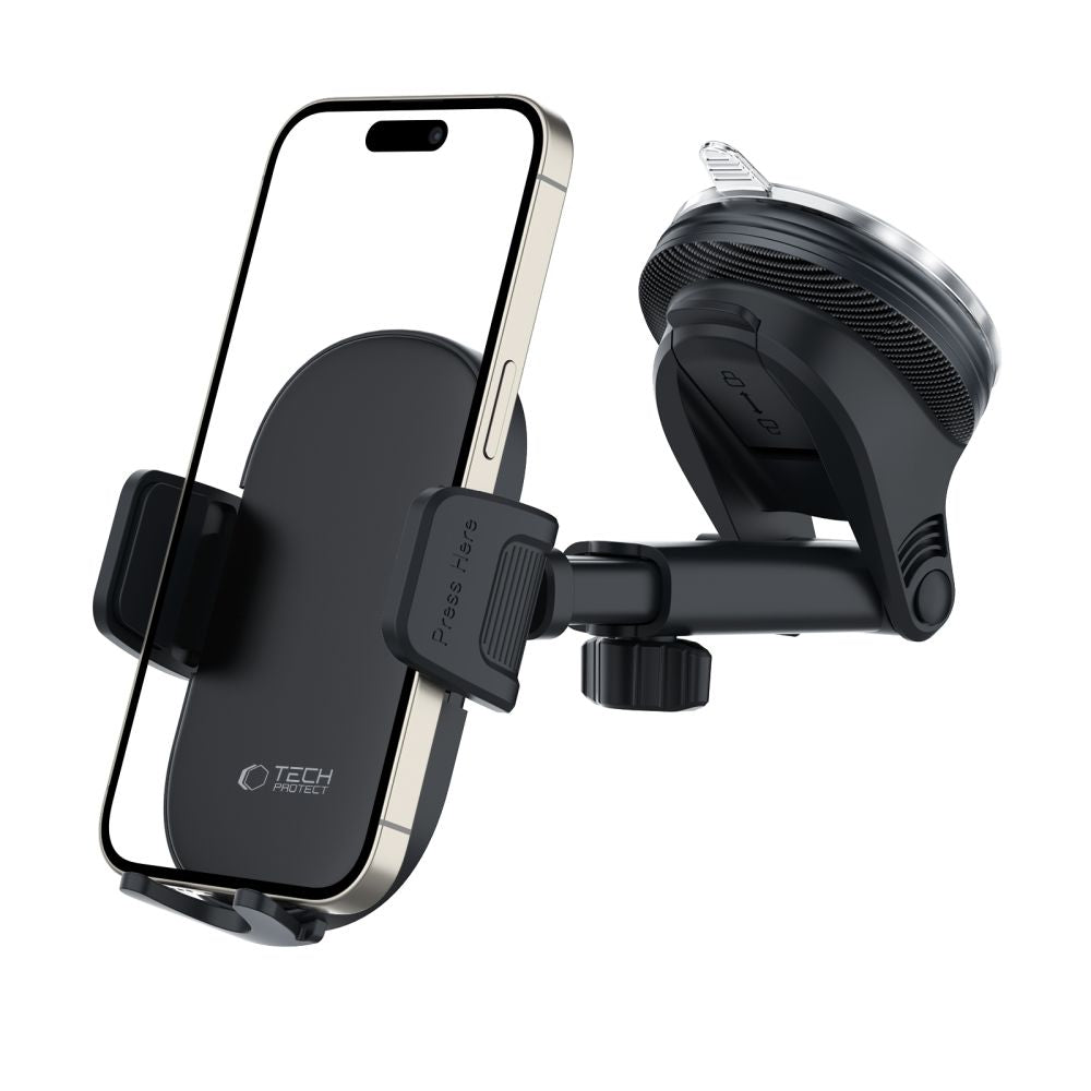 UCHWYT SAMOCHODOWY DO KRATKI, KOKPIT I SZYBĘ TECH-PROTECT V7 UNIVERSAL DASHBOARD & VENT CAR MOUNT CZARNY