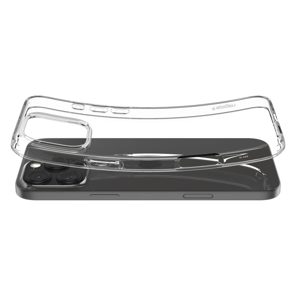 ETUI SPIGEN LIQUID CRYSTAL IPHONE 16 PRO CRYSTAL CLEAR TRANSPARETNE