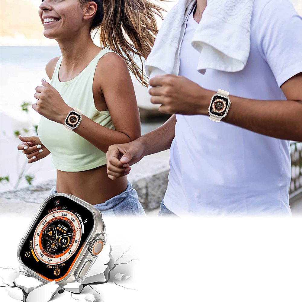 NAKŁADKA NA EKRAN SZKŁO TECH-PROTECT DEFENSE360 APPLE WATCH ULTRA 1 / 2 (49 MM) TRANSPARETNA