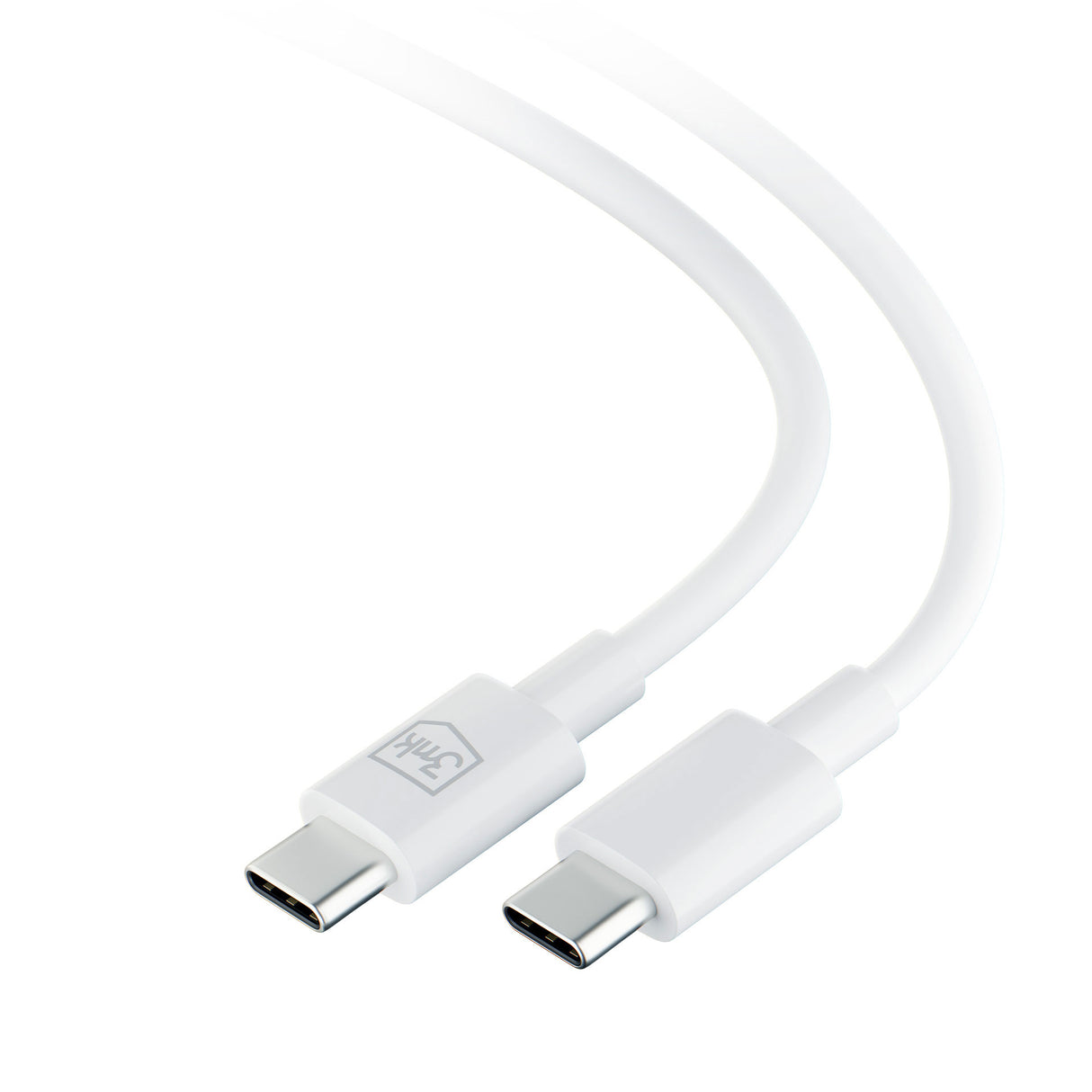 KABEL 3MK HYPER CABLE C TO C 100W 1.2M WHITE BIAŁY