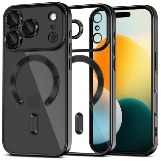 ETUI TECH-PROTECT MAGFLEX MAGSAFE IPHONE 17 PRO MAX SHINY BLACK CZARNE
