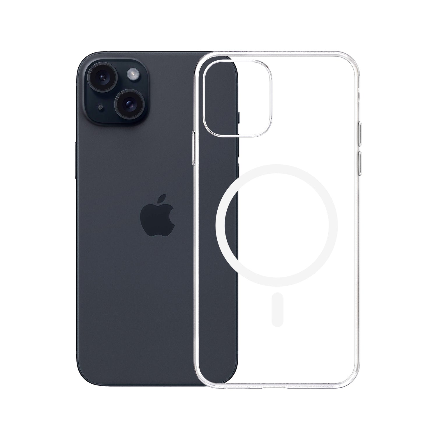 ETUI APPLE IPHONE 15 PLUS - 3MK CLEAR MAGCASE