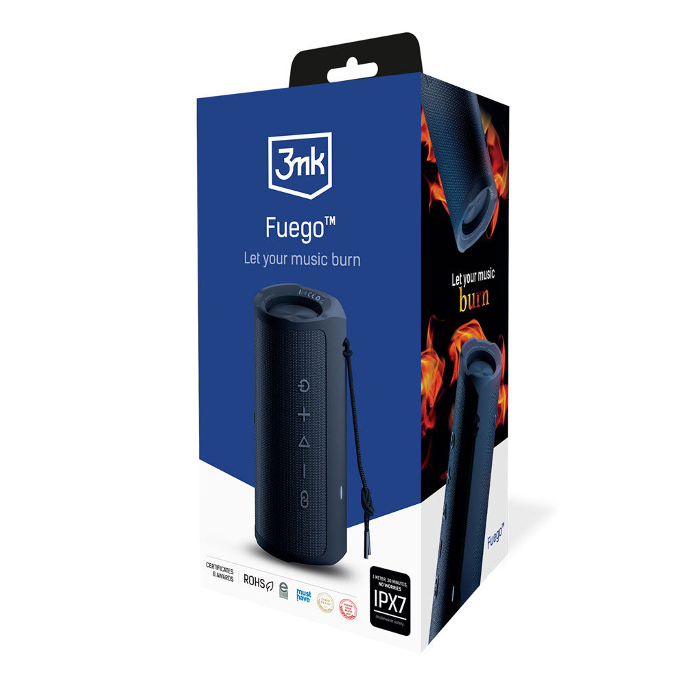 GŁOŚNIK 3MK FUEGO BLACK CZARNY