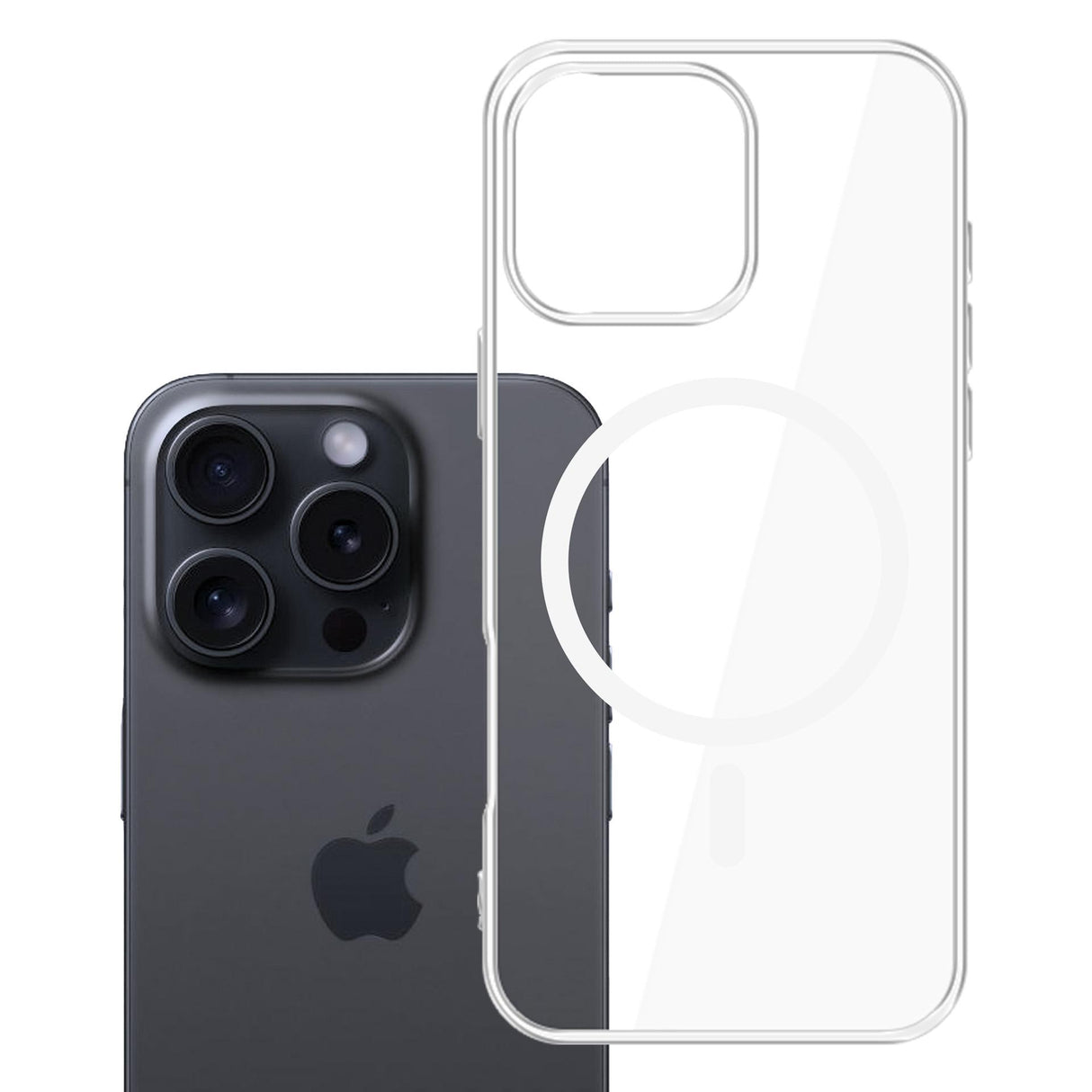 ETUI APPLE IPHONE 16 PRO MAX - 3MK CLEAR MAGCASE