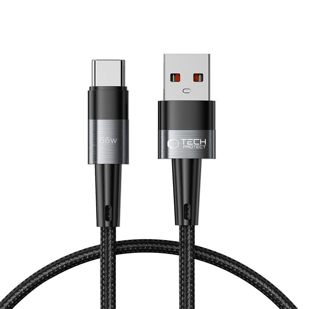 KABEL TECH-PROTECT ULTRABOOST TYPE-C CABLE 66W/6A 50CM SZARY