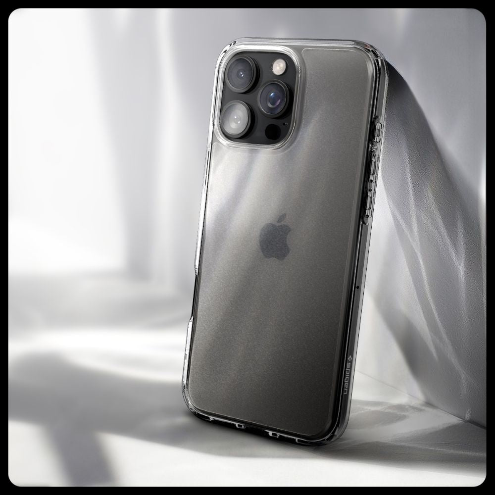 ETUI SPIGEN ULTRA HYBRID IPHONE 16 PRO MAX FROST CLEAR MATOWO TRANSPARETNE