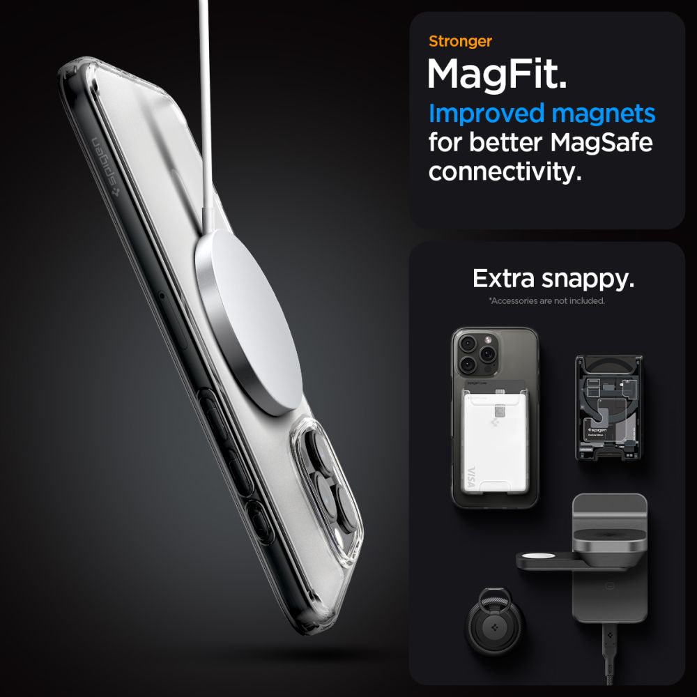 ETUI SPIGEN ULTRA HYBRID MAG MAGSAFE IPHONE 16 PRO FROST CLEAR