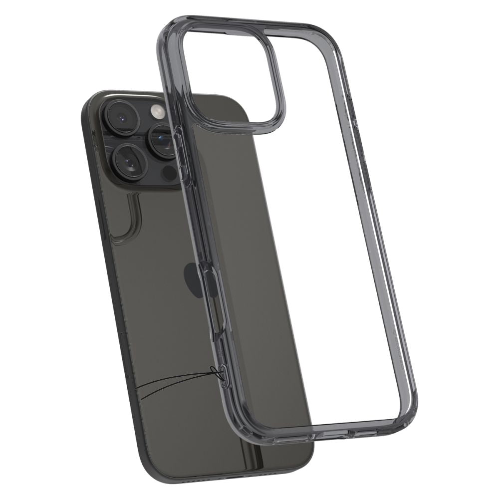 ETUI SPIGEN ULTRA HYBRID IPHONE 16 PRO SPACE CRYSTAL TRANSPARENTNO DYMIONE