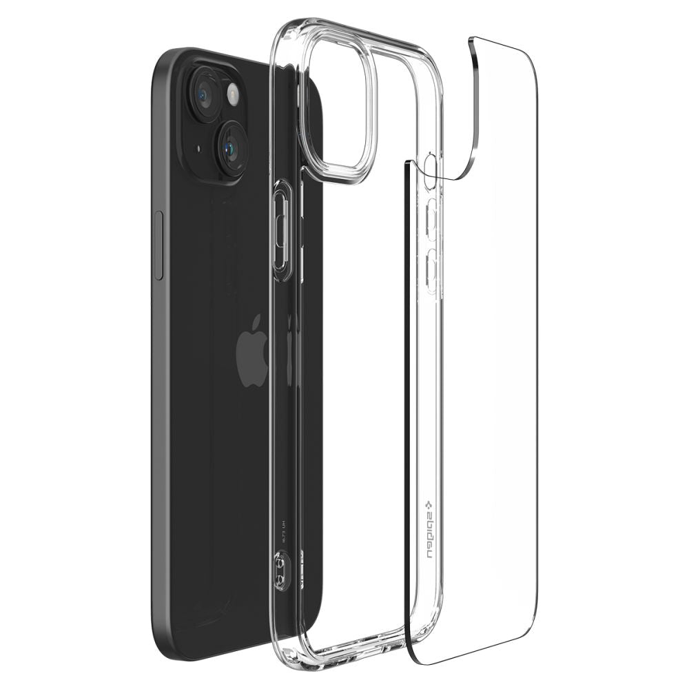ETUI SPIGEN ULTRA HYBRID IPHONE 15 CRYSTAL CLEAR TRANSPARETNE
