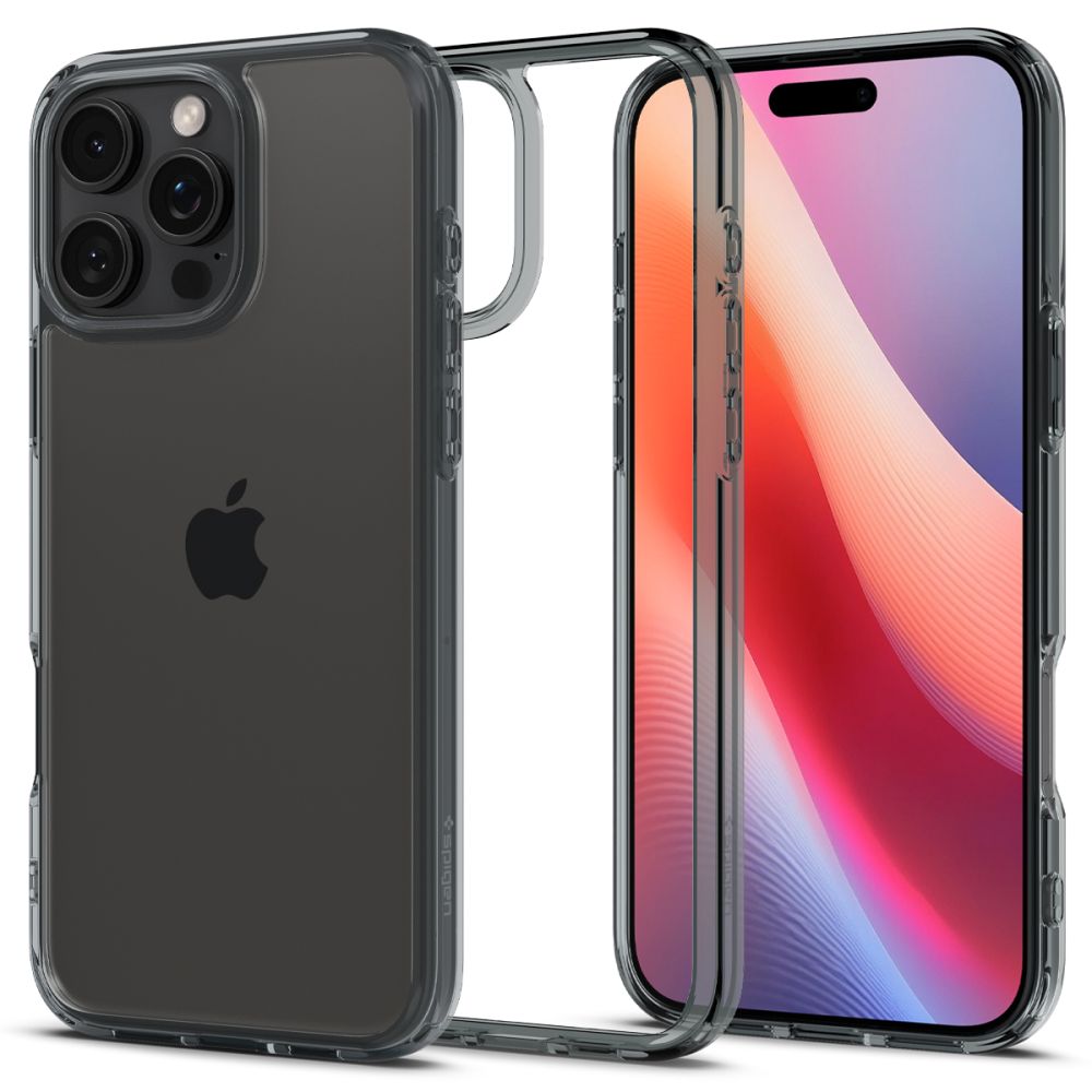 ETUI SPIGEN ULTRA HYBRID IPHONE 16 PRO MAX SPACE CRYSTAL TRANSPARENTNO DYMIONE