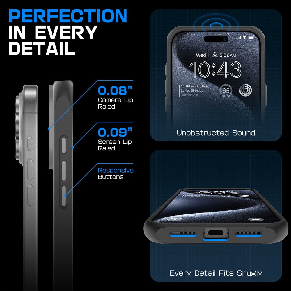ETUI SUPCASE UB MAG MAGSAFE IPHONE 16 PRO MAX SZARE