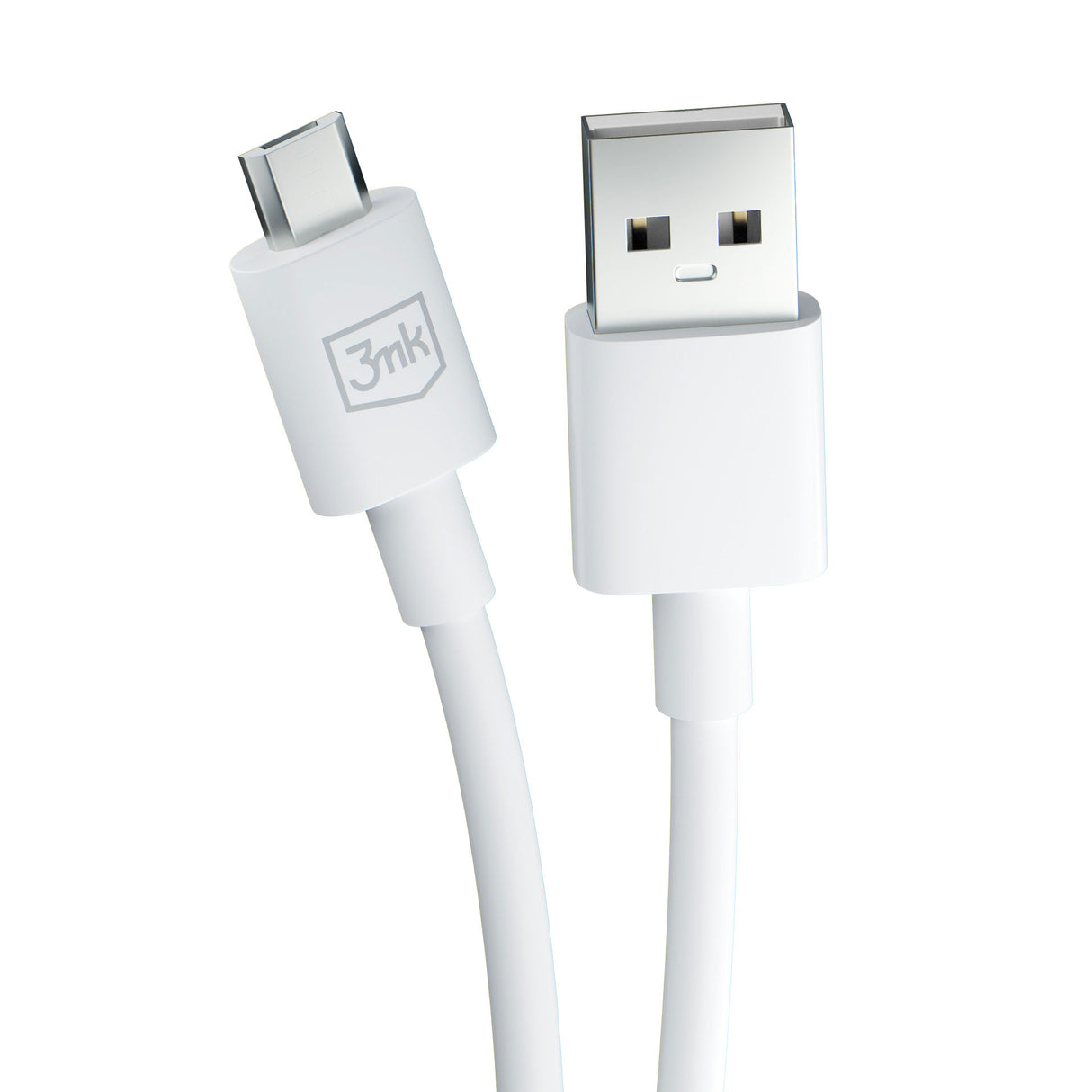 KABEL 3MK HYPER CABLE A TO MICRO 1.2M 5V 2,4A WHITE BIAŁY