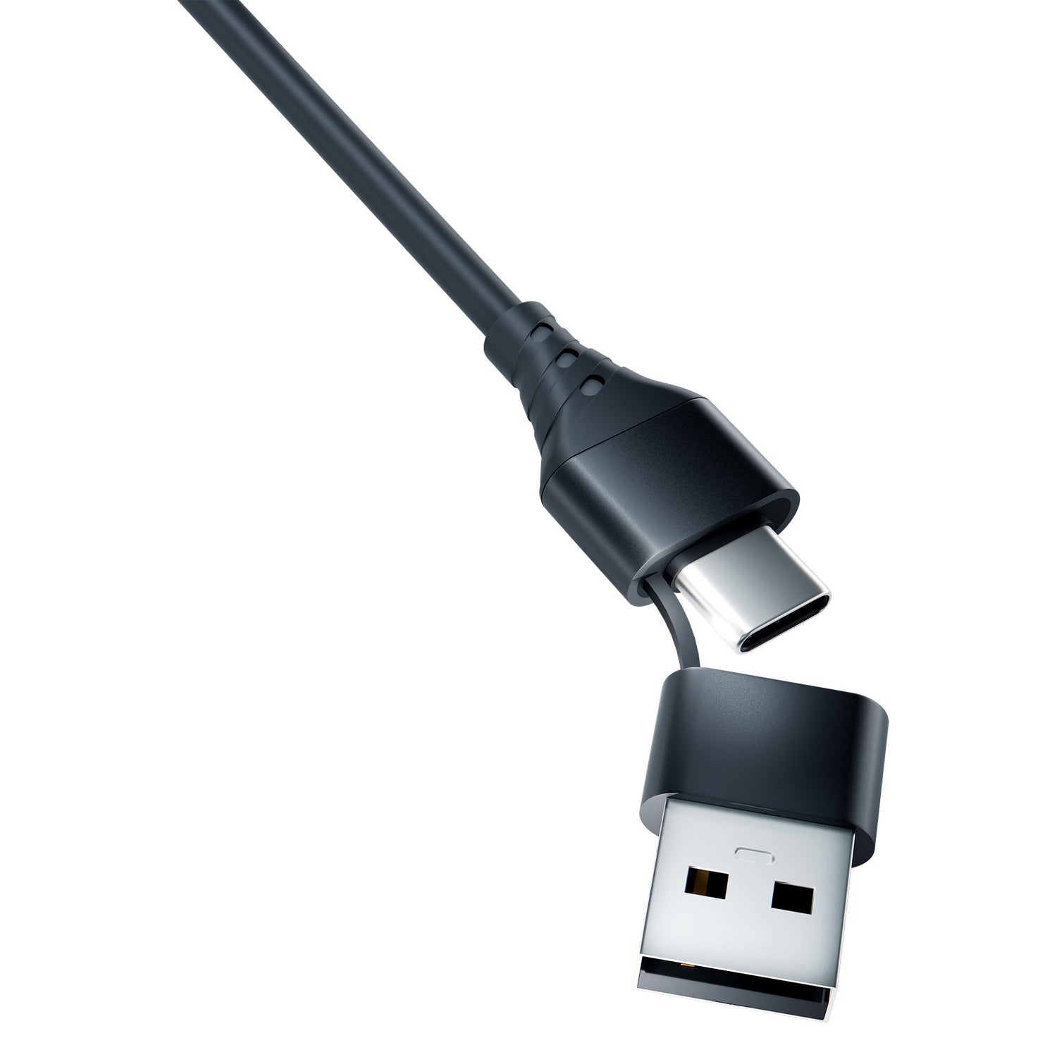 KABEL 3W1 3MK HYPER CABLE 3IN1 A/C TO C/MICRO/LIGHTNING 1.5M BLACK CZARNY