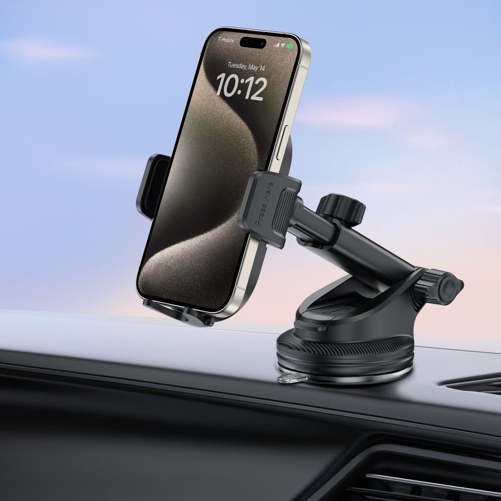 UCHWYT SAMOCHODOWY DO KRATKI, KOKPIT I SZYBĘ TECH-PROTECT V7 UNIVERSAL DASHBOARD & VENT CAR MOUNT CZARNY
