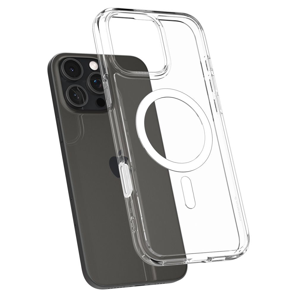 ETUI SPIGEN ULTRA HYBRID ”T” MAG MAGSAFE IPHONE 16 PRO BIAŁE