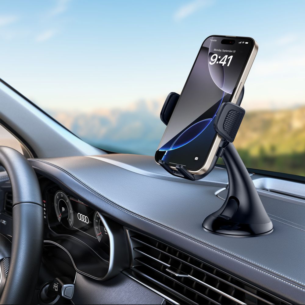 UCHWYT SAMOCHODOWY DO KRATKI I NA SZYBĘ TECH-PROTECT V8 UNIVERSAL DASHBOARD UNRG & VENT CAR MOUNT CZARNY