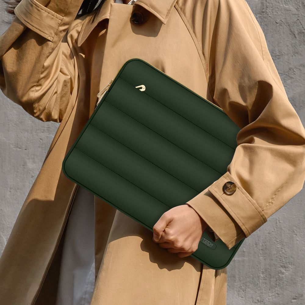 TORBA NA LAPTOPA TECH-PROTECT PUFFY LAPTOP 15-16 ZIELONA