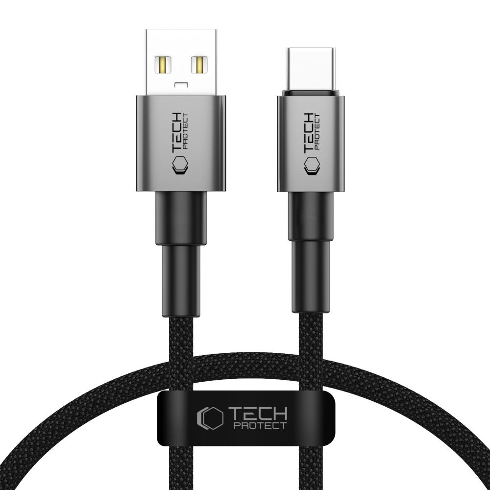KABEL TECH-PROTECT ULTRABOOST DNA TYPE-C CABLE 15W/3A 25CM IRON SZARY