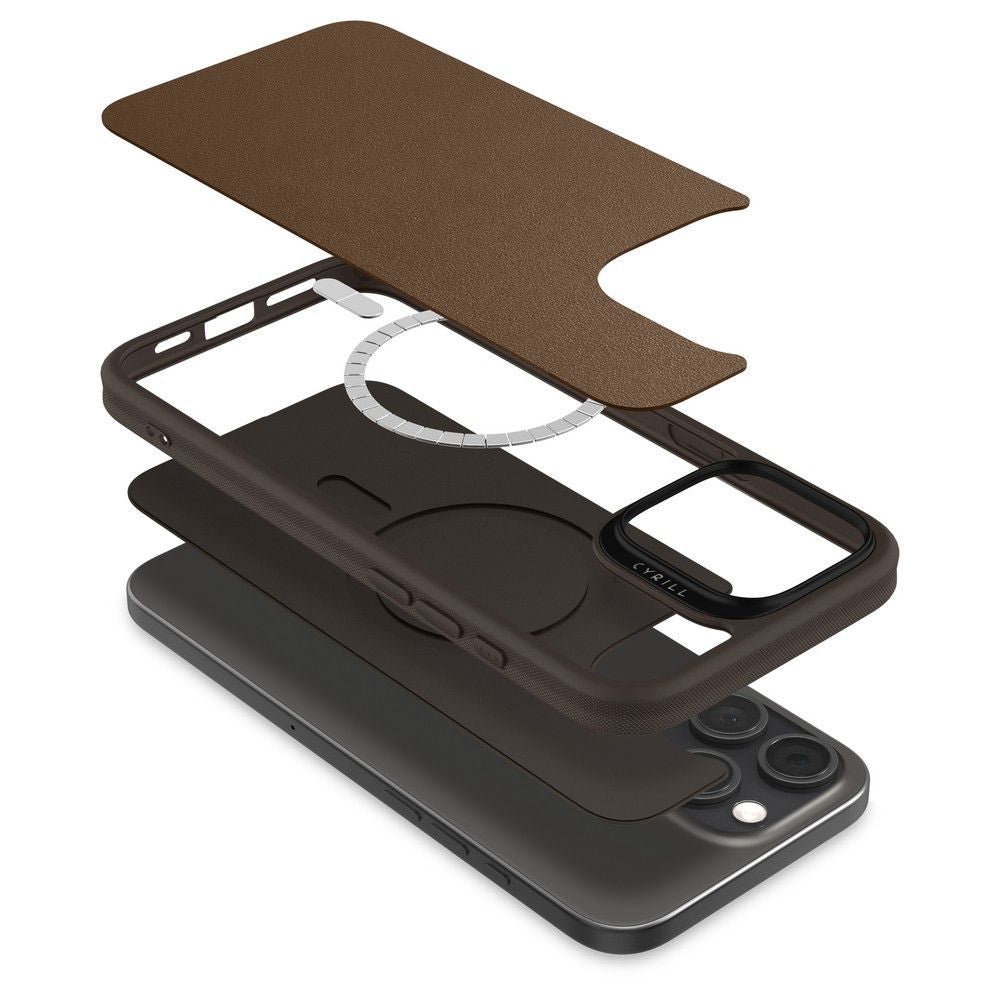 ETUI SPIGEN CYRILL KAJUK MAG MAGSAFE IPHONE 16 PRO BRĄZOWE