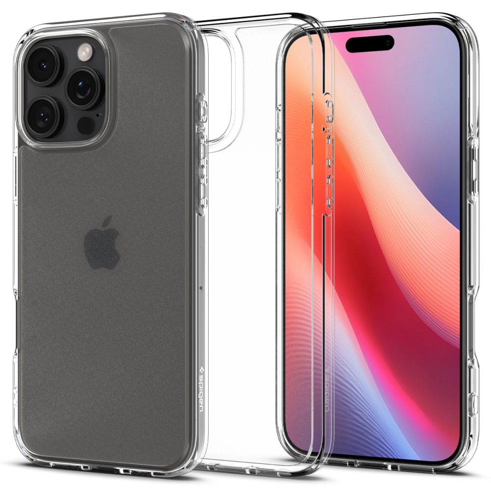 ETUI SPIGEN ULTRA HYBRID IPHONE 16 PRO MAX FROST CLEAR MATOWO TRANSPARETNE