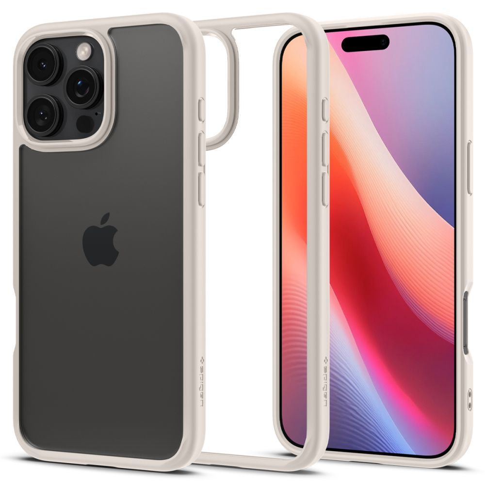 ETUI SPIGEN ULTRA HYBRID IPHONE 16 PRO MAX NATURAL TITANIUM TYTANOWE