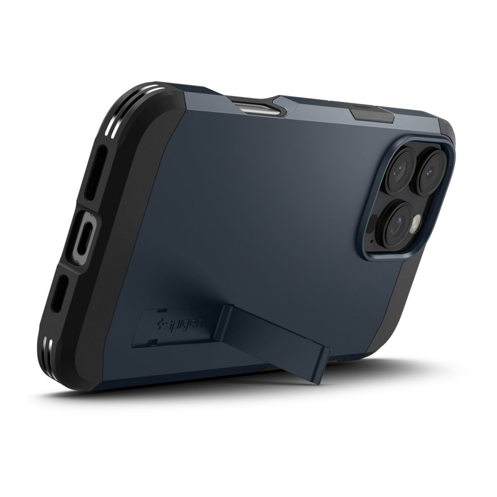 ETUI SPIGEN TOUGH ARMOR MAG MAGSAFE IPHONE 16 PRO METAL SLATE CIEMNOSZARE