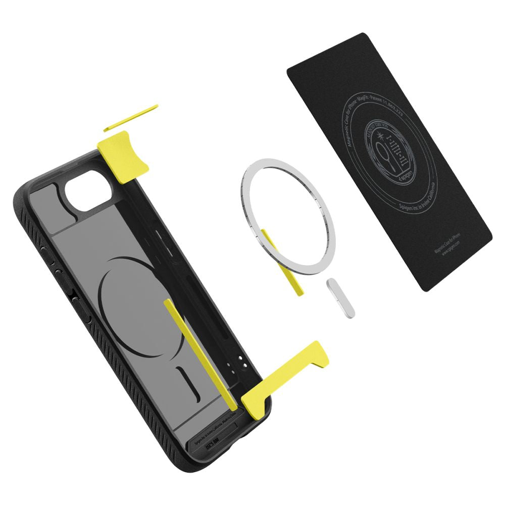 ETUI SPIGEN RUGGED ARMOR MAG MAGSAFE IPHONE 16E CZARNE