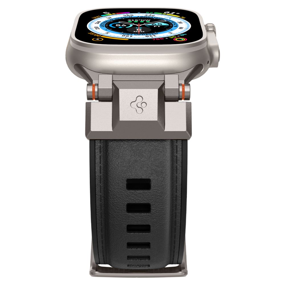PASEK SPIGEN DURAPRO ARMOR PU APPLE WATCH 6 / 7 / 8 / 9 / 10 / SE / ULTRA 1 / 2 (44 / 45 / 46 / 49 MM) BLACK CZARNY