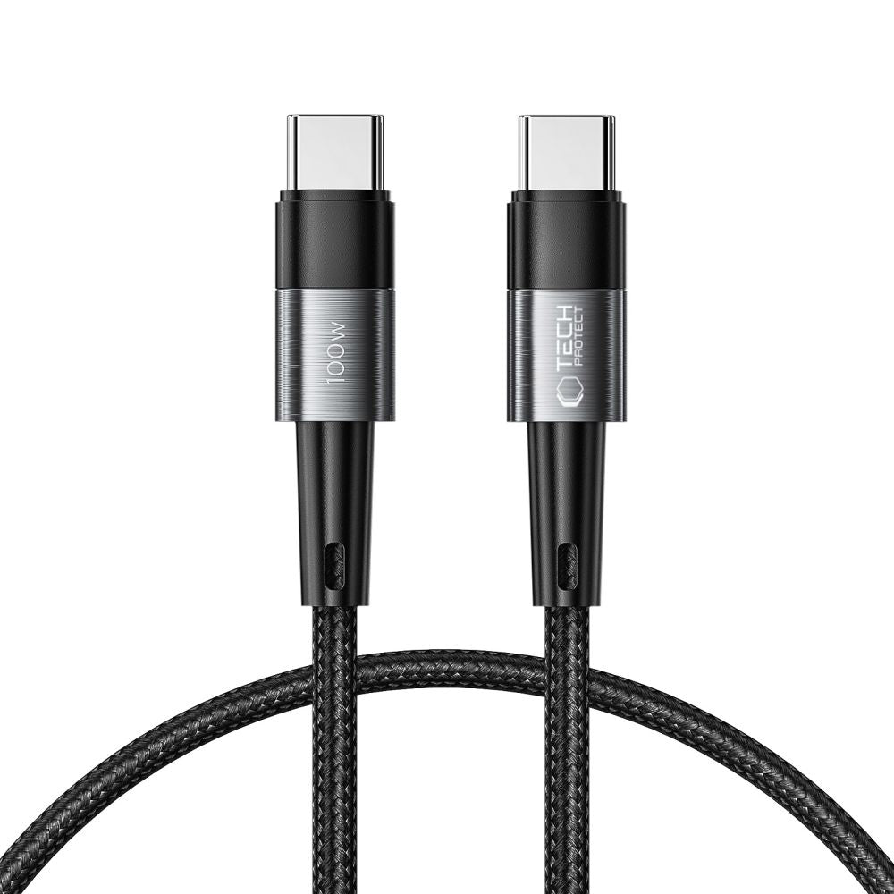 KABEL TECH-PROTECT ULTRABOOST TYPE-C CABLE PD100W/5A 25CM SZARY
