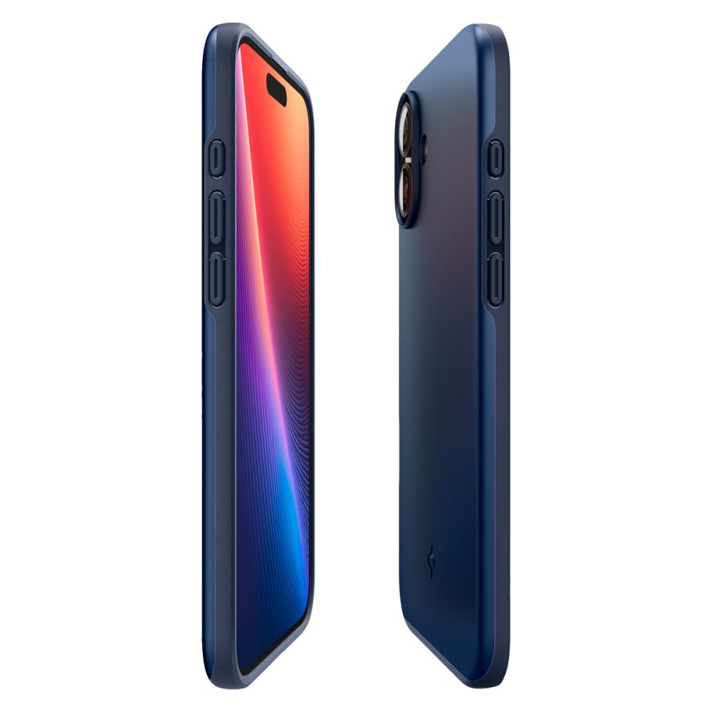 ETUI SPIGEN THIN FIT MAG MAGSAFE IPHONE 16 NAVY BLUE NIEBIESKIE