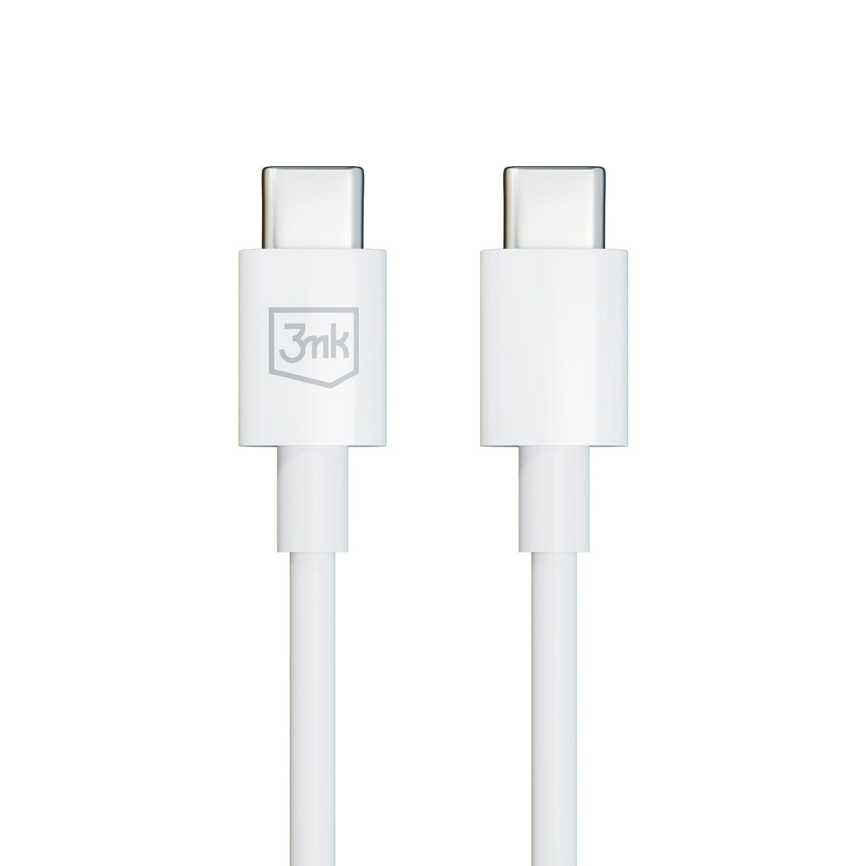 KABEL 3MK HYPER CABLE C TO C 100W 1.2M WHITE BIAŁY