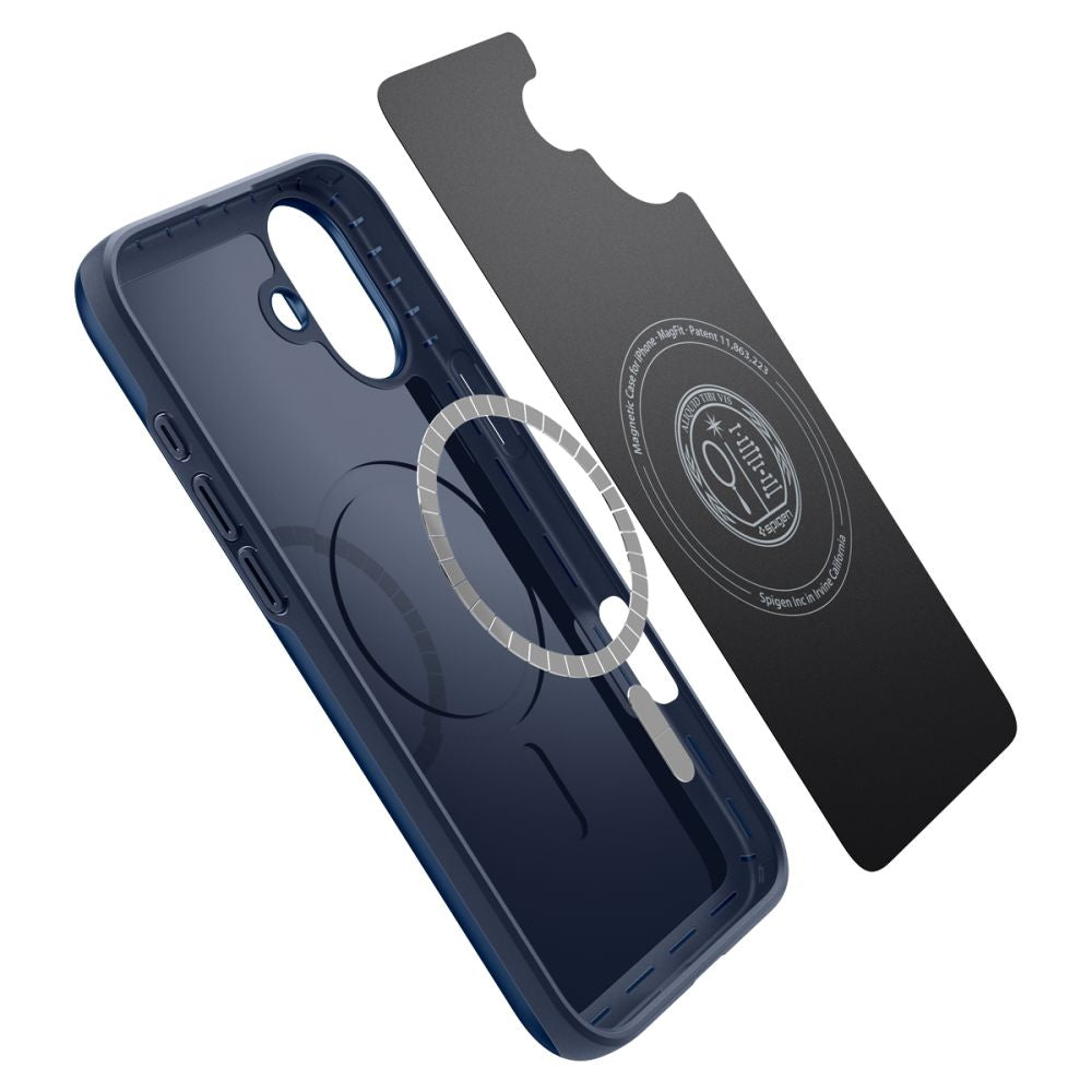 ETUI SPIGEN THIN FIT MAG MAGSAFE IPHONE 16 NAVY BLUE NIEBIESKIE