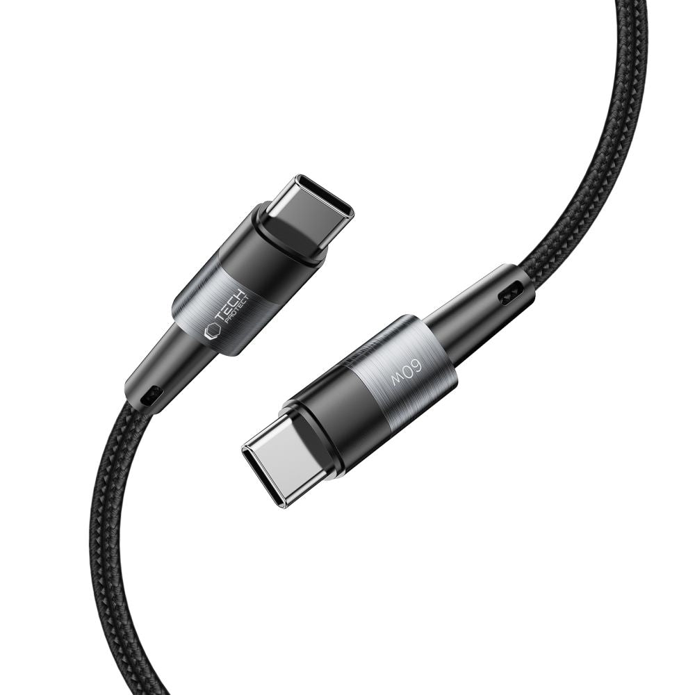 KABEL TECH-PROTECT ULTRABOOST TYPE-C CABLE PD60W/3A 50CM SZARY
