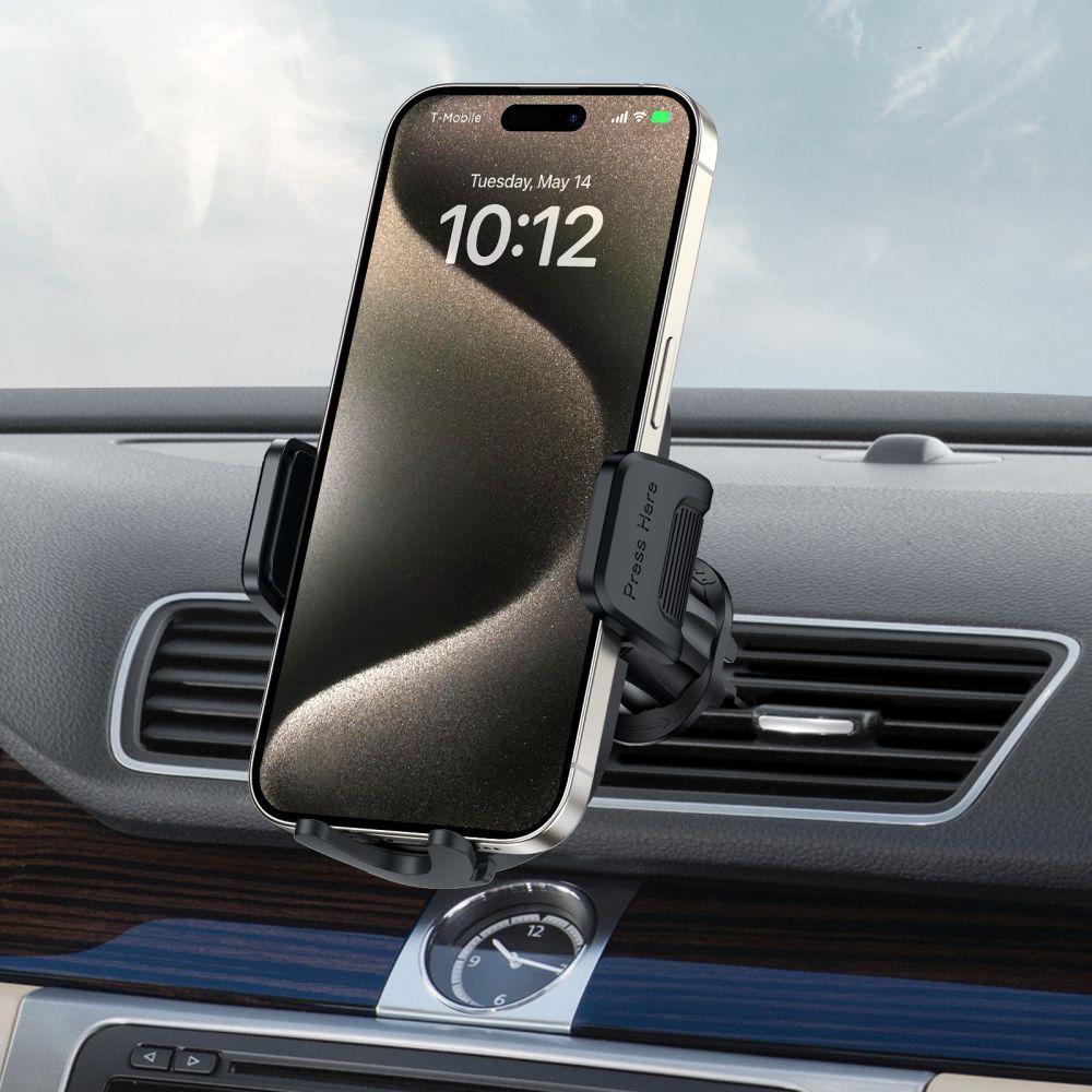 UCHWYT SAMOCHODOWY DO KRATKI, KOKPIT I SZYBĘ TECH-PROTECT V7 UNIVERSAL DASHBOARD & VENT CAR MOUNT CZARNY