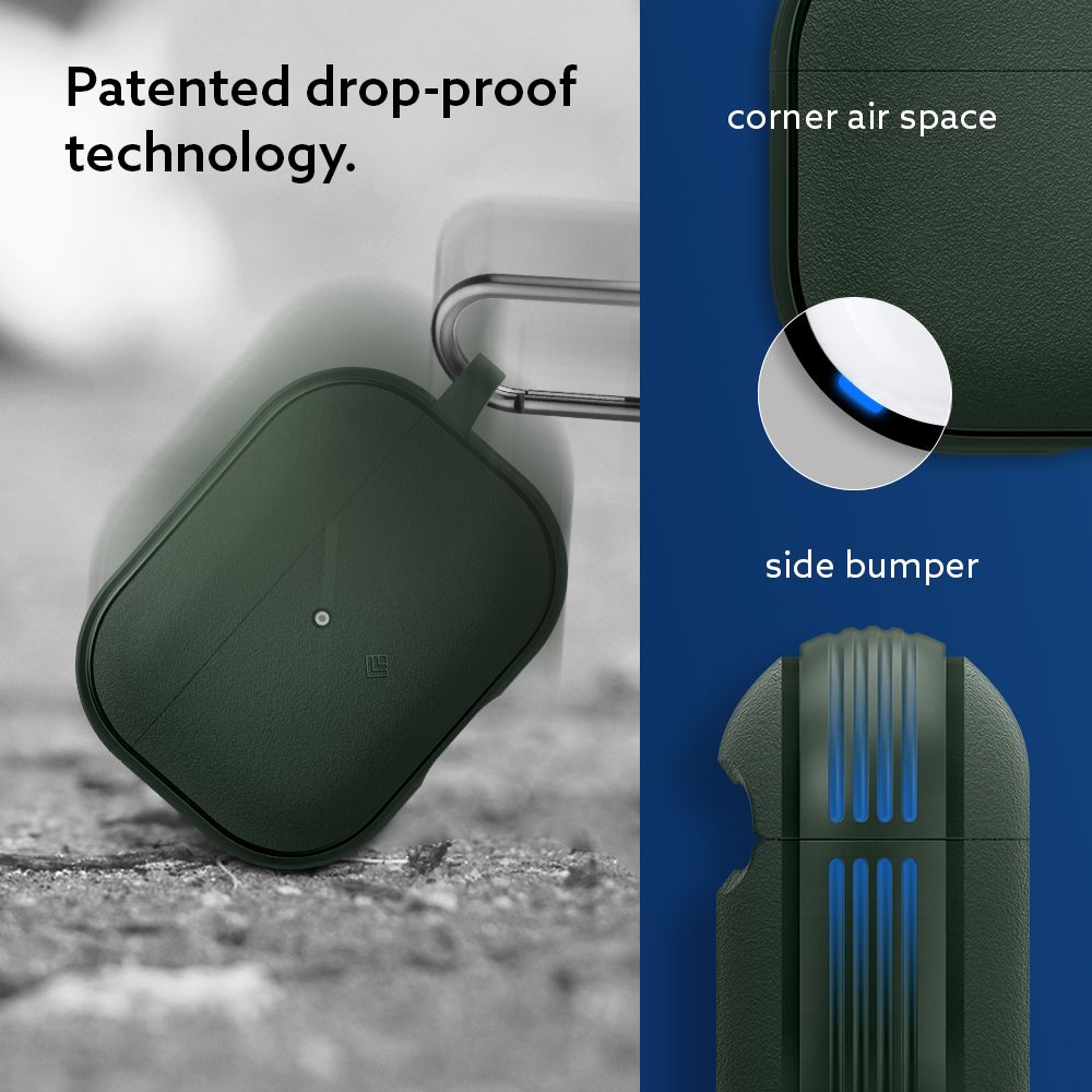 ETUI NA SŁUCHAWKI CASEOLOGY VAULT APPLE AIRPODS PRO 1 / 2 ZIELONE