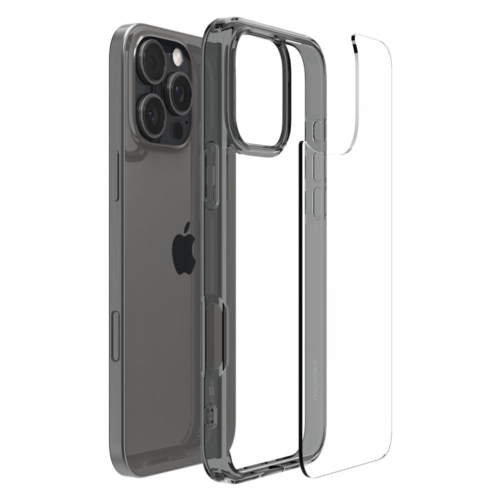 ETUI SPIGEN ULTRA HYBRID IPHONE 16 PRO SPACE CRYSTAL TRANSPARENTNO DYMIONE
