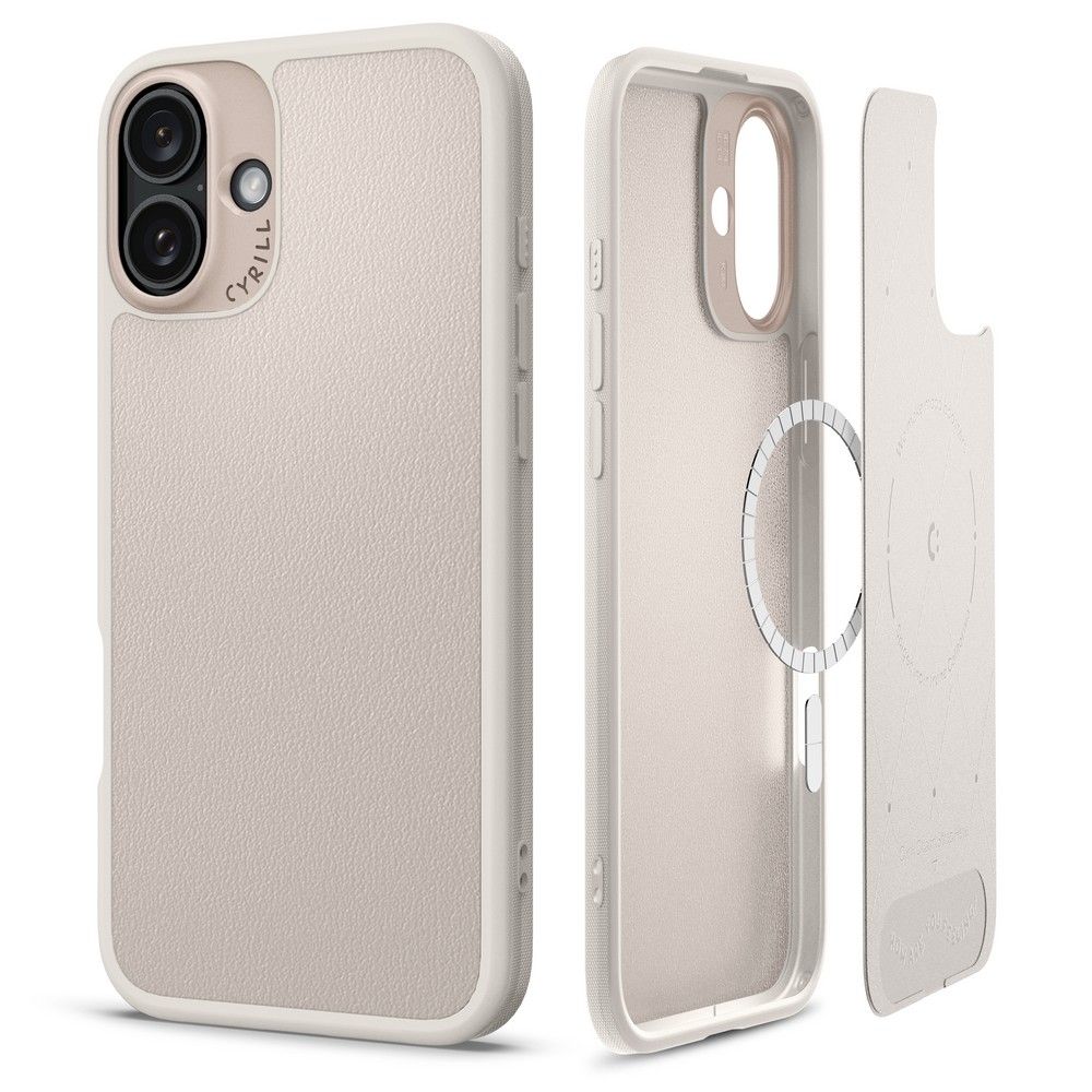 ETUI SPIGEN CYRILL KAJUK MAG MAGSAFE IPHONE 16 CREAM BEŻOWE