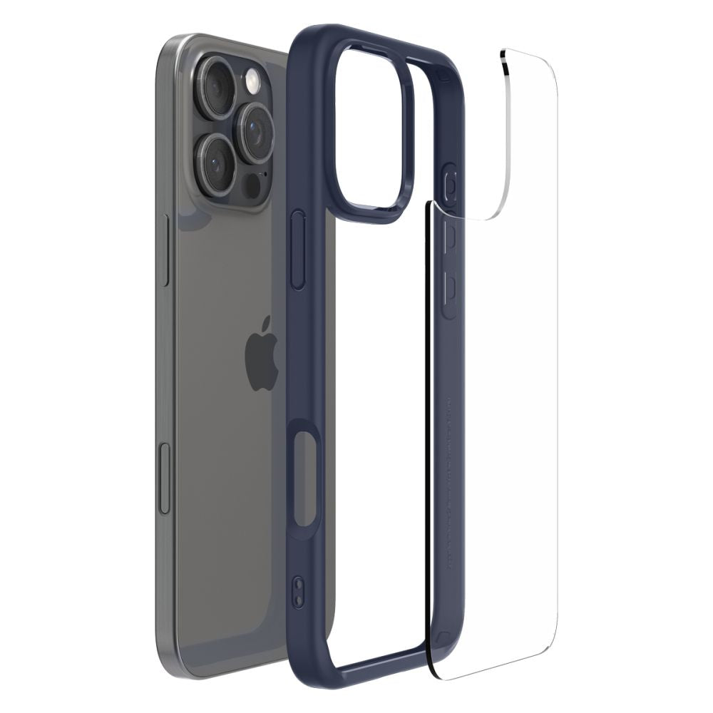 ETUI SPIGEN ULTRA HYBRID IPHONE 16 PRO NAVY BLUE NIEBIESKIE