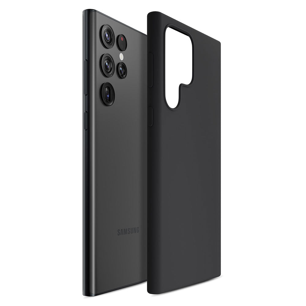 ETUI SAMSUNG GALAXY S23 ULTRA - 3MK SILICONE CASE CZARNE
