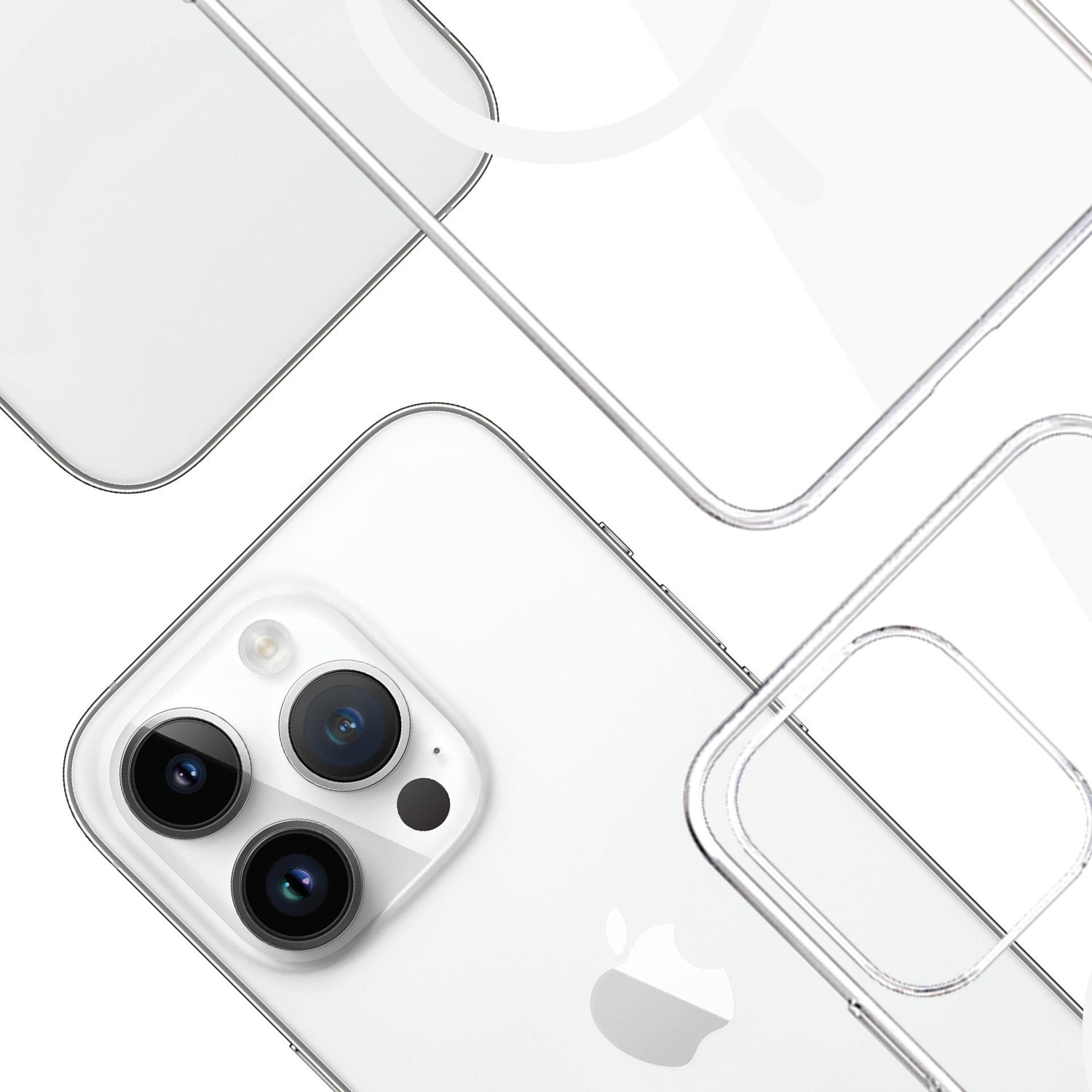 ETUI APPLE IPHONE 14 PRO - 3MK CLEAR MAGCASE
