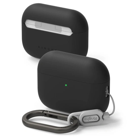 ETUI NA SŁUCHAWKI RINGKE SILICONE APPLE AIRPODS PRO 3 BLACK CZARNE