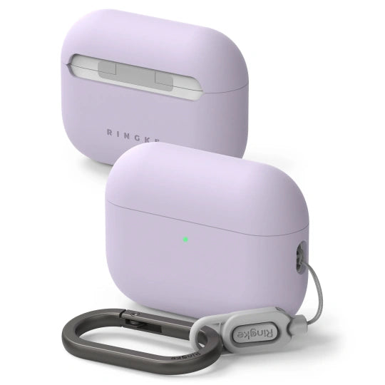 ETUI NA SŁUCHAWKI RINGKE SILICONE APPLE AIRPODS PRO 3 LIGHT PURPLE FIOLETOWE