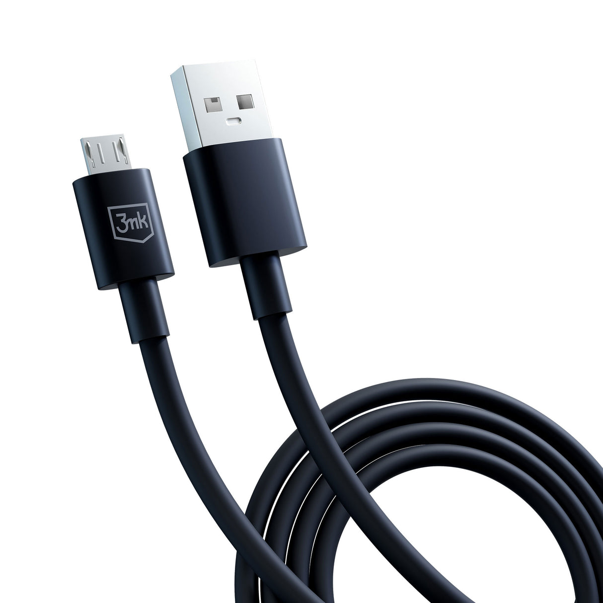KABEL 3MK HYPER CABLE A TO MICRO 1.2M 5V 2,4A BLACK CZARNY