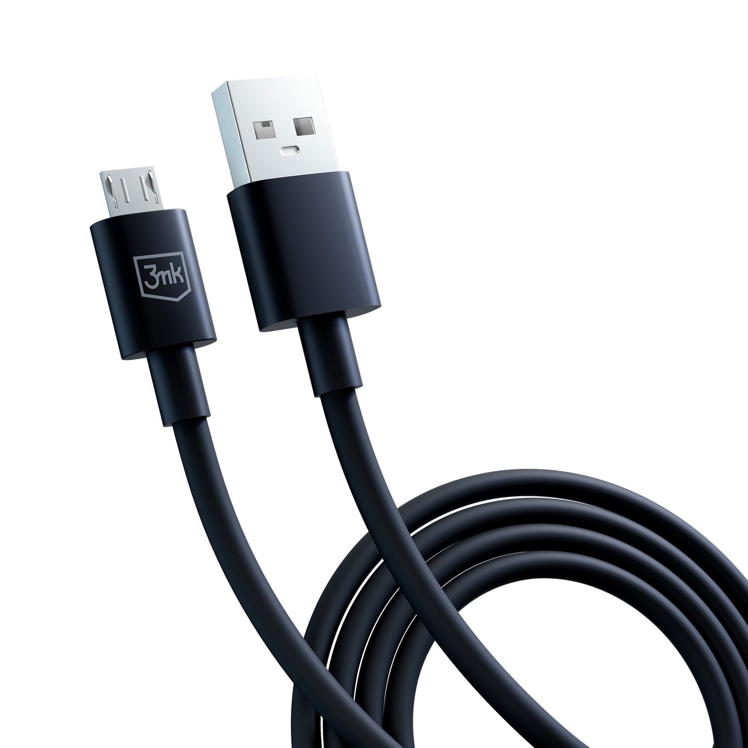 KABEL 3MK HYPER CABLE A TO MICRO 1.2M 5V 2,4A BLACK CZARNY