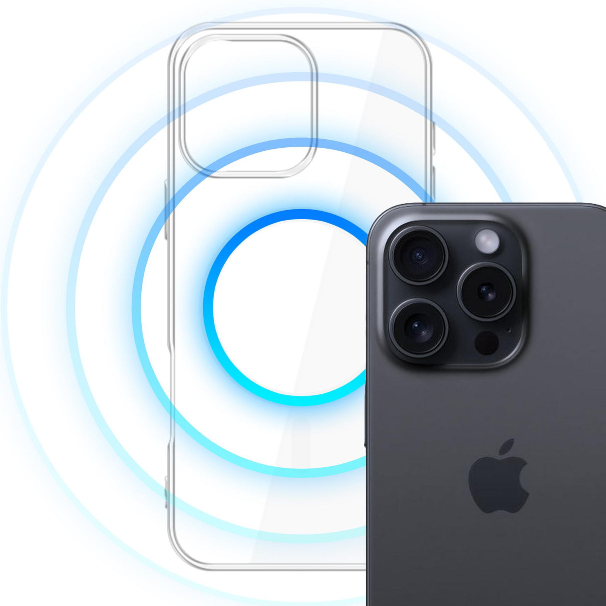 ETUI APPLE IPHONE 16 PRO MAX - 3MK CLEAR MAGCASE