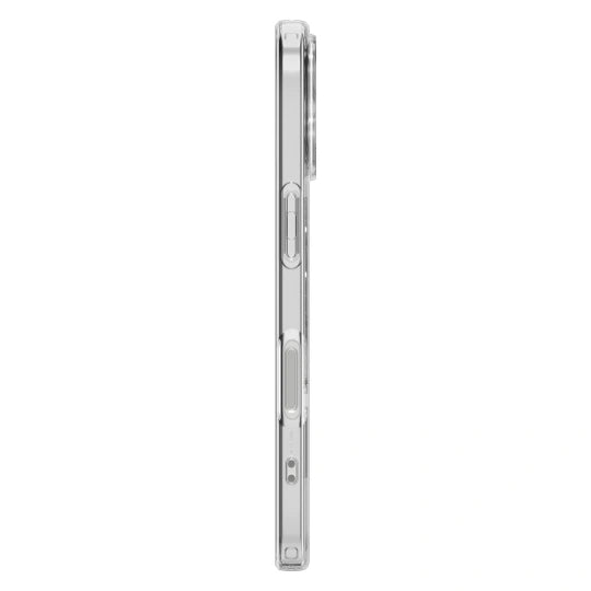 ETUI SPIGEN LIQUID CRYSTAL MAG MAGSAFE IPHONE 17 CLEAR/WHITE BIAŁE