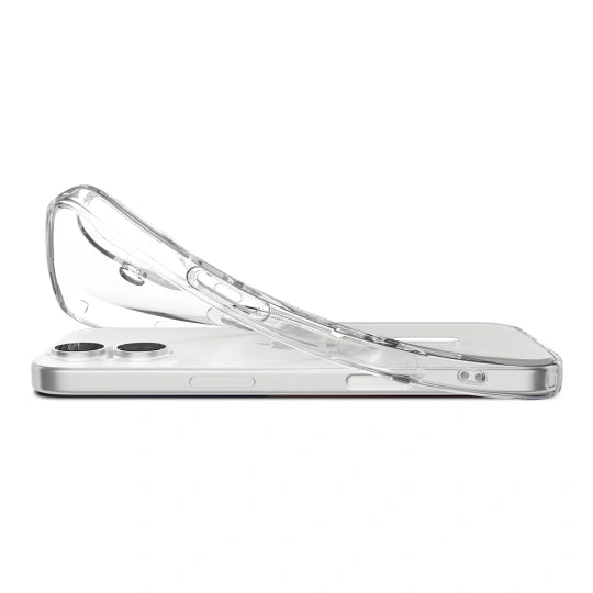 ETUI SPIGEN LIQUID CRYSTAL MAG MAGSAFE IPHONE 17 CLEAR/WHITE BIAŁE