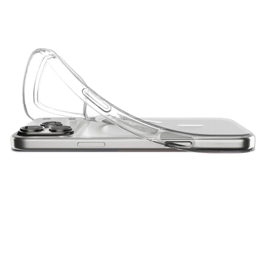 ETUI SPIGEN LIQUID CRYSTAL MAG MAGSAFE IPHONE 17 PRO MAX CLEAR/WHITE BIAŁE